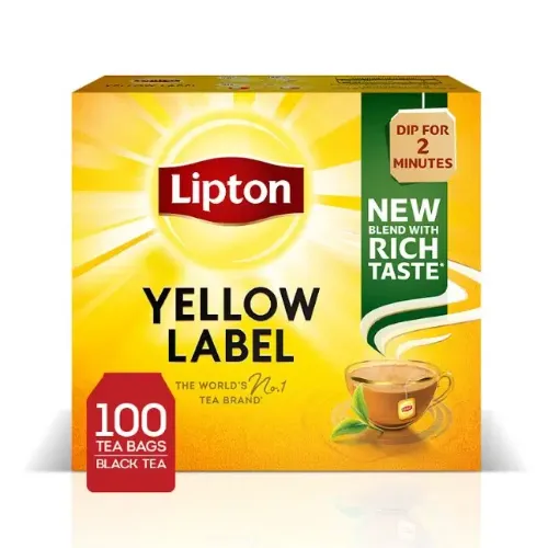 Lipton Yellow Label Black Tea 100 Tea Bags - Product Image