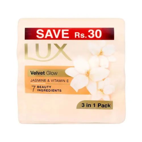Lux Multi Color Beauty Soap Pack (3 × 130 g) - Product Image