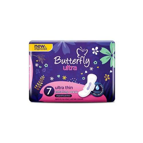 Butterfly Ultra Thin Napkin XLarge 7pcs - Product Image
