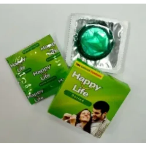 Happy Life Dotted Two Colored Condoms 2s - Product Image