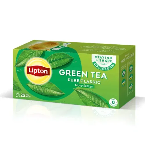 Lipton Green Tea Pure Classic 25 Tea Bags - Product Image